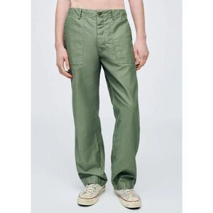 RE/DONE Regular Fit Utility Pants Green Size 34